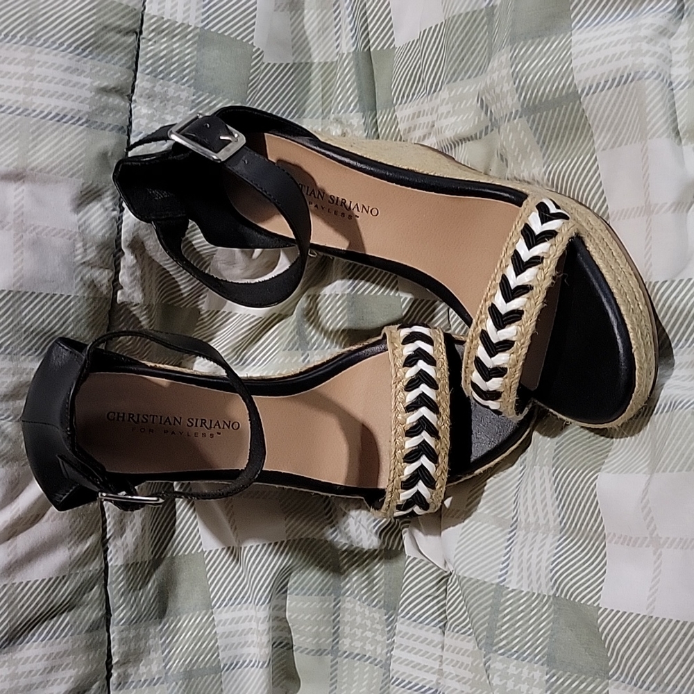 Christian Siriano wedge shoes